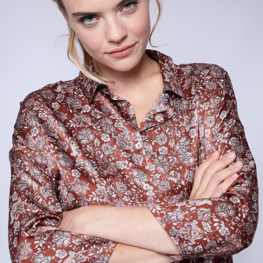Robe chemise en soie Maison Montagut x Maison Martin Morel - Gaspard