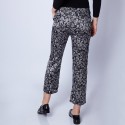 Pantalon droit en soie Ginga 6310 Noir - 01 Noir