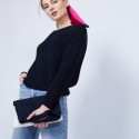 Pull col V côtelée - Charles
