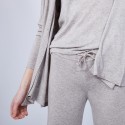 Gilet col châle - Hani 6344 Rafale - 09 Gris moyen