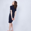 Robe col polo en coton - Jacee