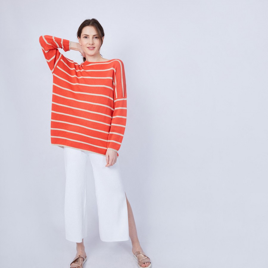 Pull rayé col rond - Mariah