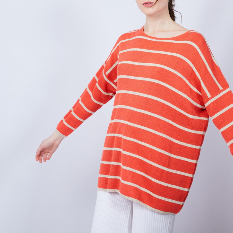 Pull rayé col rond - Mariah