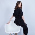 Gilet kimono sans manches - Harriet 6364 prune - 18 violet fonce