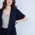 Gilet kimono sans manches - Harriet 6364 prune - 18 violet fonce