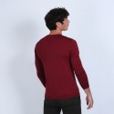 Pull col V en laine mérinos - Badyss