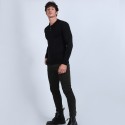 Pull col polo en laine mérinos - Beni