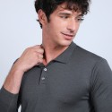 Pull col polo en laine mérinos - Beni