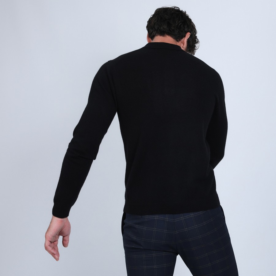 Pull col polo en cachemire - Billy