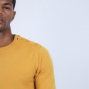 Pull cachemire 4 fils boutons épaules- Bonifas