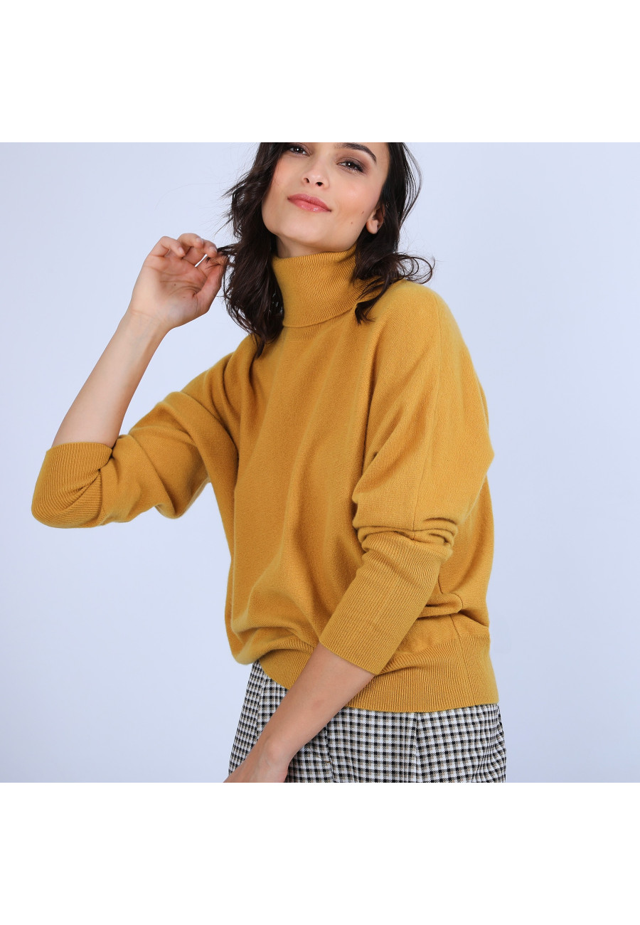 Pull chauve souris col roulé - Bob