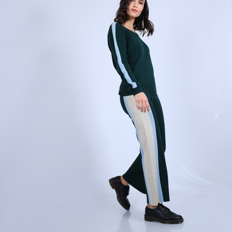 Pantalon sporty en coton cachemire - Palmyre