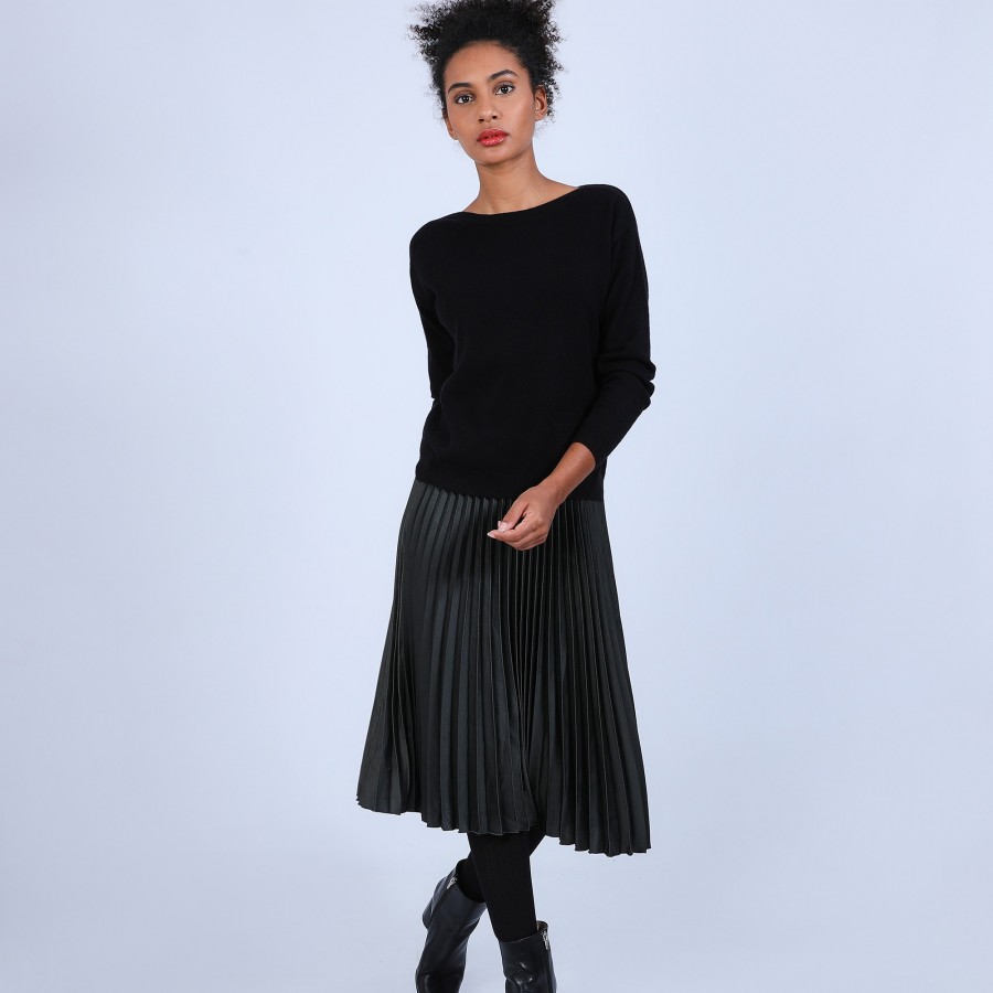 Pull col bateau avec petite poche - Bal