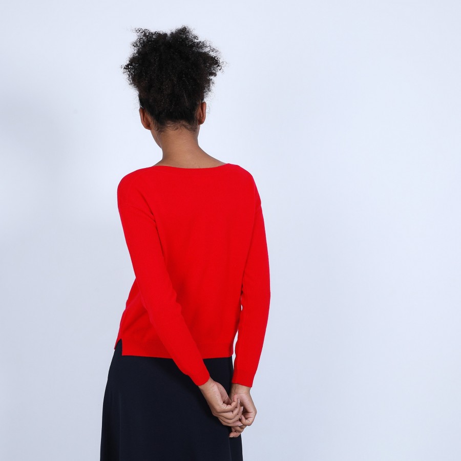 Pull col bateau avec petite poche - Bal