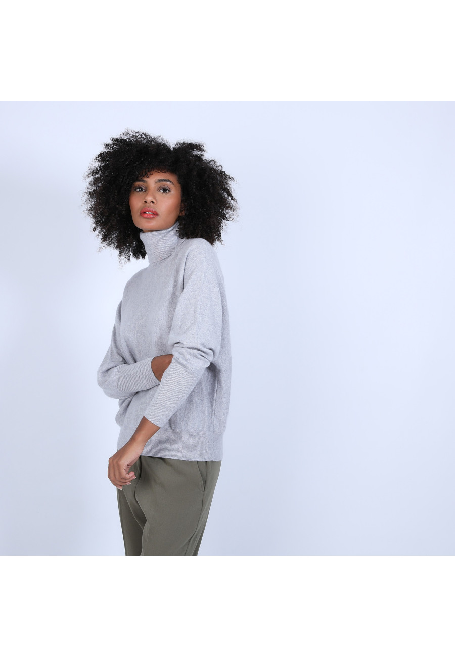 Pull chauve souris col roulé - Bob