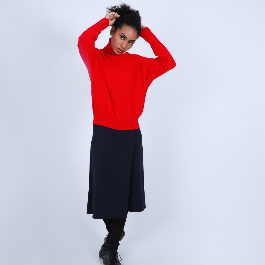 Pull chauve souris col roulé - Bob