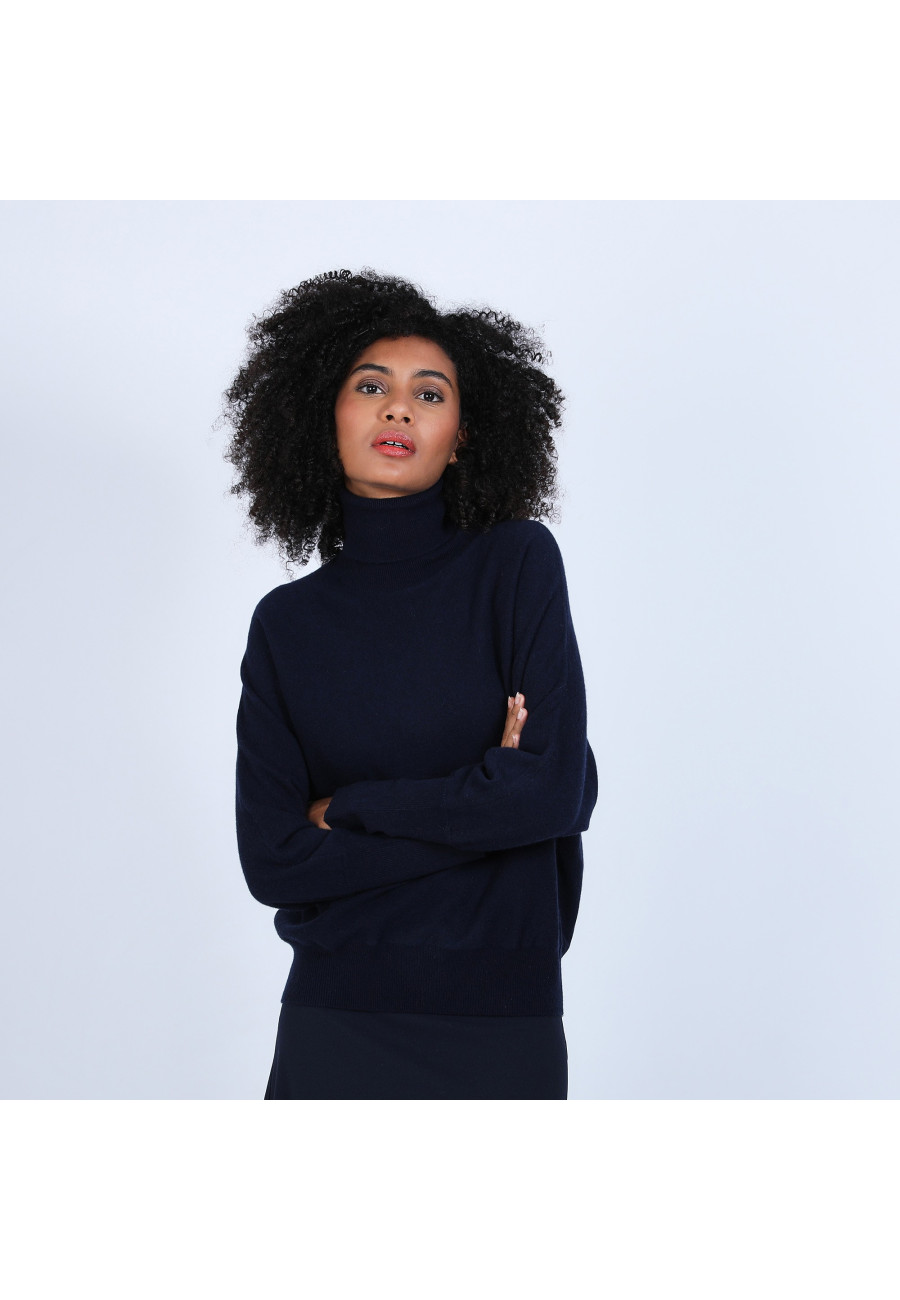 Pull chauve souris col roulé - Bob