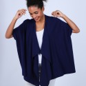 Gilet kimono sans manches - Harriet 6366 plume - 81 gris pale
