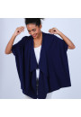 Gilet kimono sans manches - Harriet 6366 plume - 81 gris pale