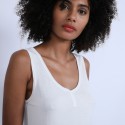 Débardeur en bambou cachemire - Hoatti 6344 Rafale - 09 Gris m