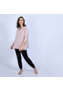 Pull en cachemire ample col V - Hilary 6361 opale - 12 beige clair