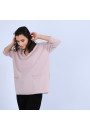 Pull en cachemire ample col V - Hilary 6361 opale - 12 beige clair