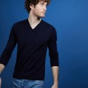 Pull col V en 100% laine - Badyss