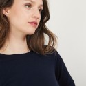 Pull col rond en laine- Bérenice