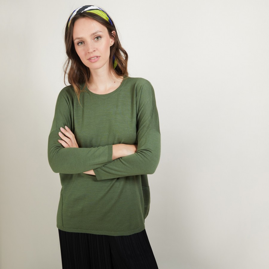 Pull oversize en laine - Béatrice