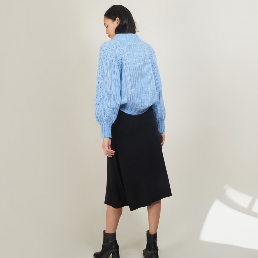 Wool skirt with pockets - Grazia