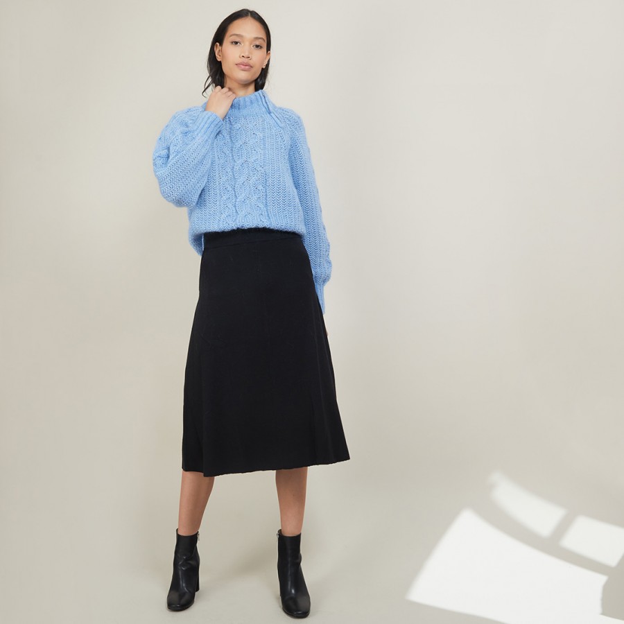 Wool skirt with pockets - Grazia