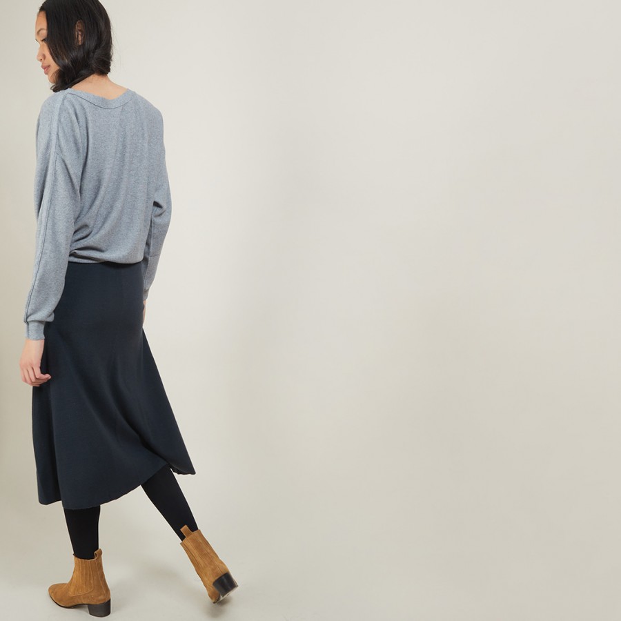 Wool skirt with pockets - Grazia