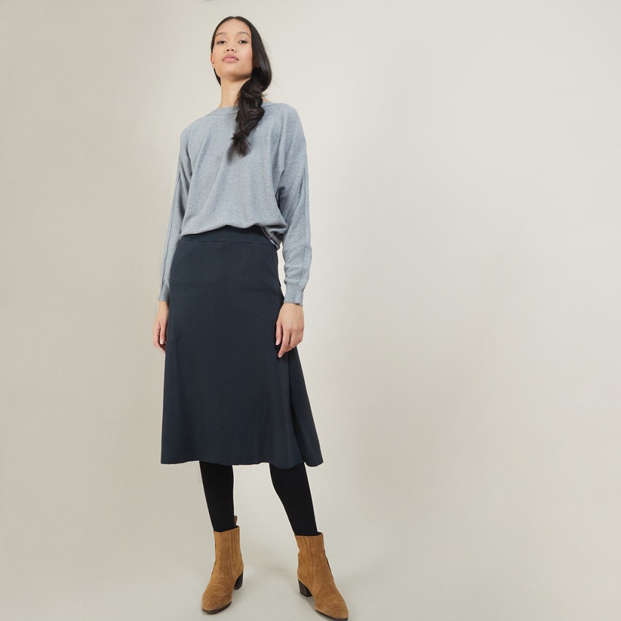 Wool skirt with pockets - Grazia