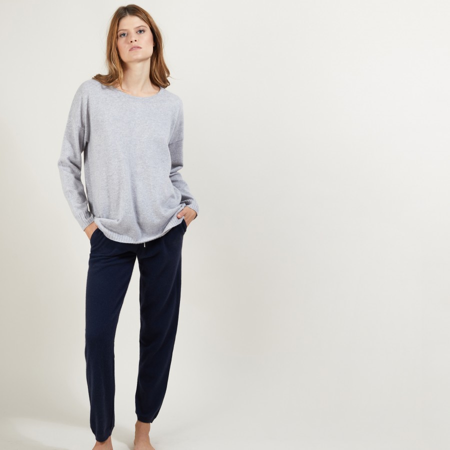 Cashmere buttoned sweater at the back - Bahia