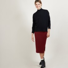 Cashmere sweater with high neck - Bassa