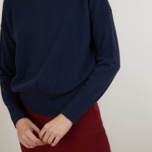 Cashmere sweater with high neck - Bassa