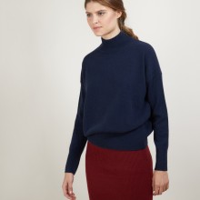 Cashmere sweater with high neck - Bassa