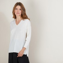 V-neck wool sweater - Bernice