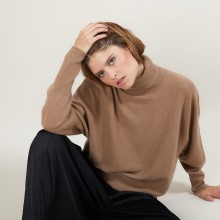 Cashmere turtleneck sweater