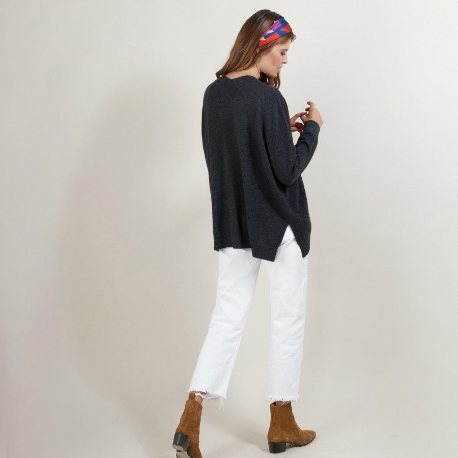 Pull oversize avec col V BRENDAO