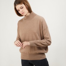 Cashmere sweater with high neck - Bassa