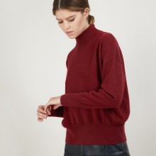 Cashmere sweater with high neck - Bassa