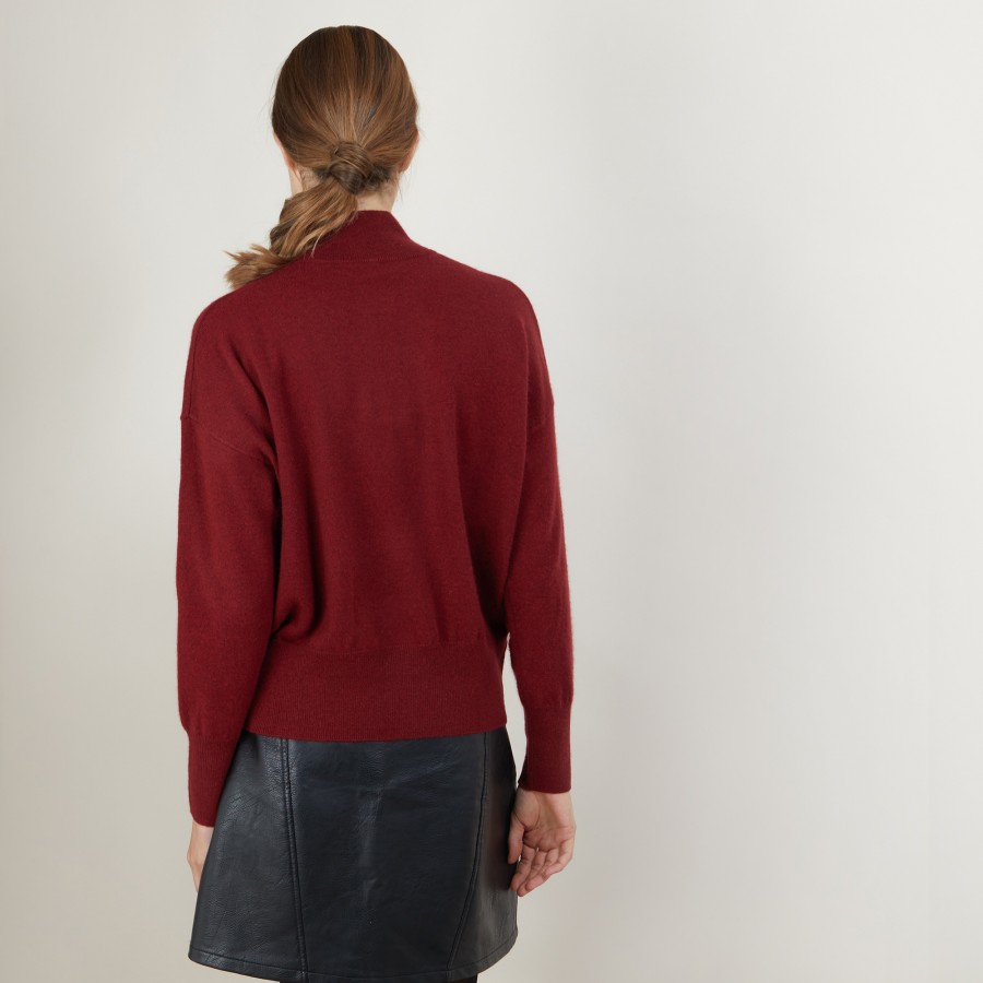 Cashmere sweater with high neck - Bassa