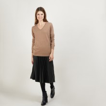 Pull col V en cachemire BERTILLE