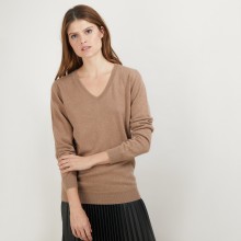 Pull col V en cachemire BERTILLE