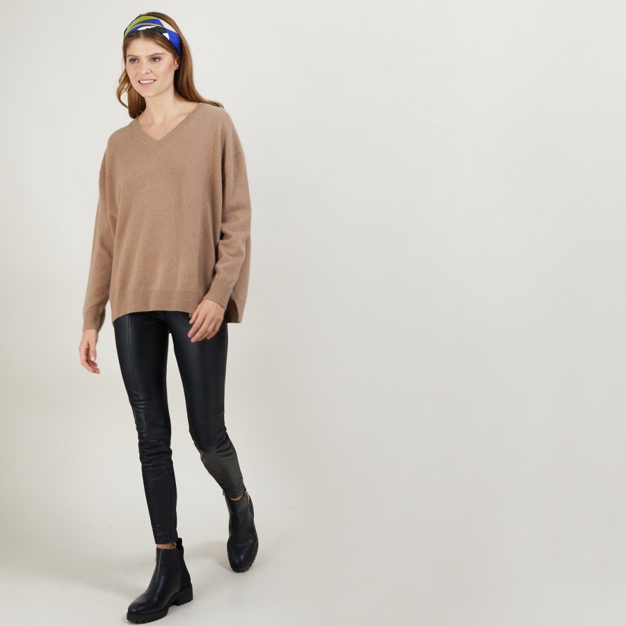 Pull oversize avec col V BRENDAO