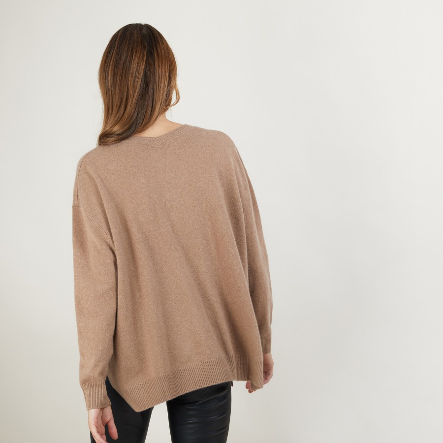 Pull oversize avec col V BRENDAO