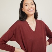 V-neck wool sweater - Bernice