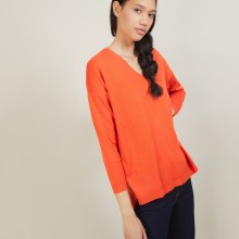 V-neck wool sweater - Bernice