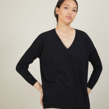 V-neck wool sweater - Bernice